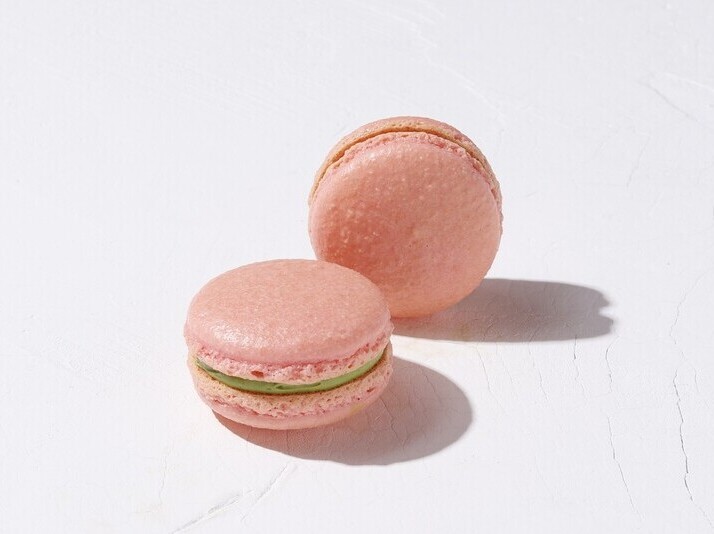 マカロン 桜抹茶