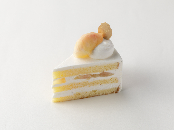 桃のショートケーキ